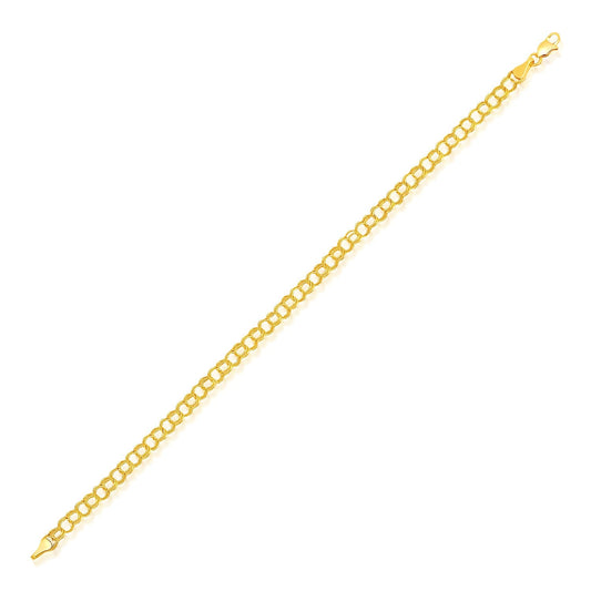 14k yellow gold lite link bracelet, Avera Group