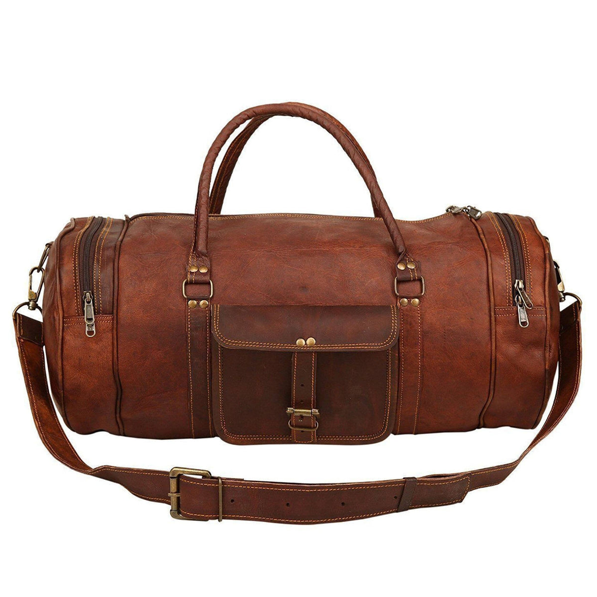 The Dapper Duffel by Classy Leather Bags