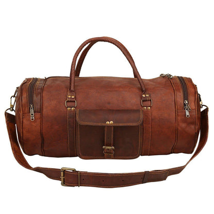 The Dapper Duffel by Classy Leather Bags