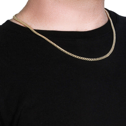 10k Yellow Gold Semi Solid Miami Cuban Chain (4.50 mm), Avera Group, view 4