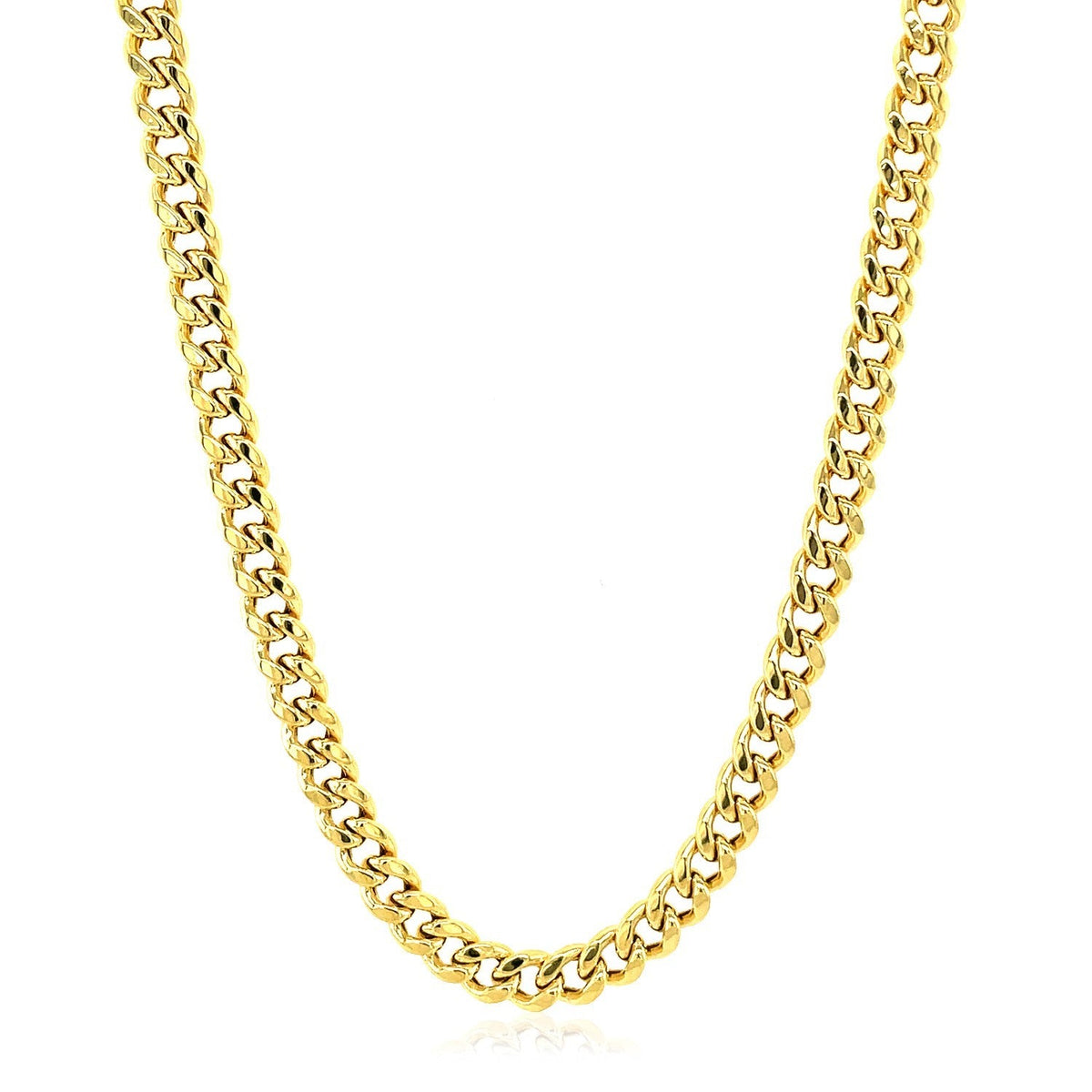 10k Yellow Gold Semi Solid Miami Cuban Chain (4.50 mm), Avera Group, view 5