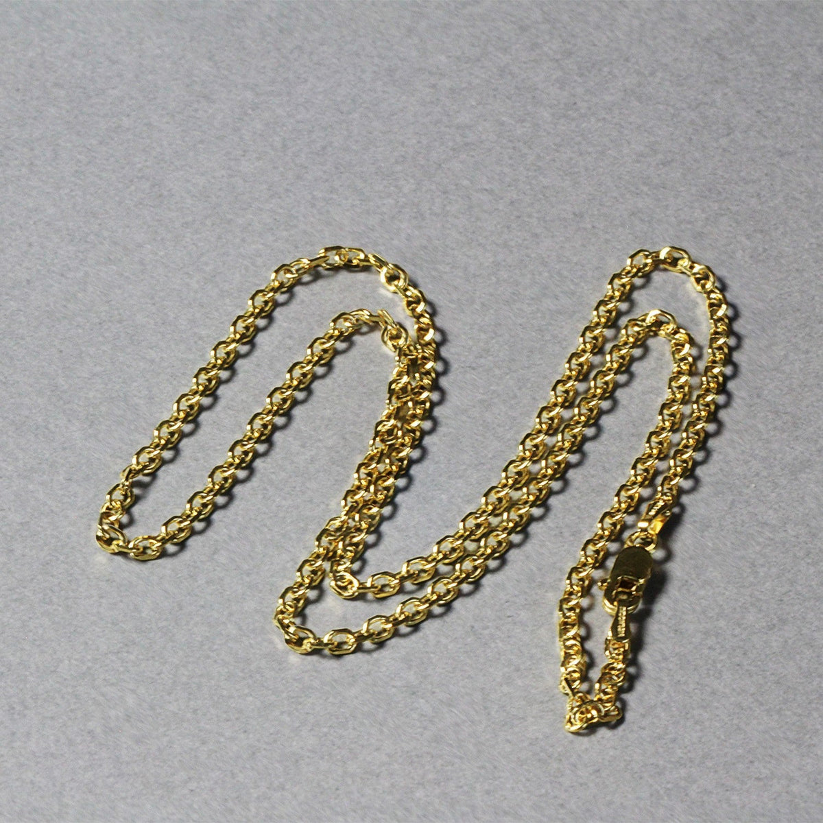 14k yellow gold diamond-cut cable link chain, 2.20mm, Avera Group, view 5