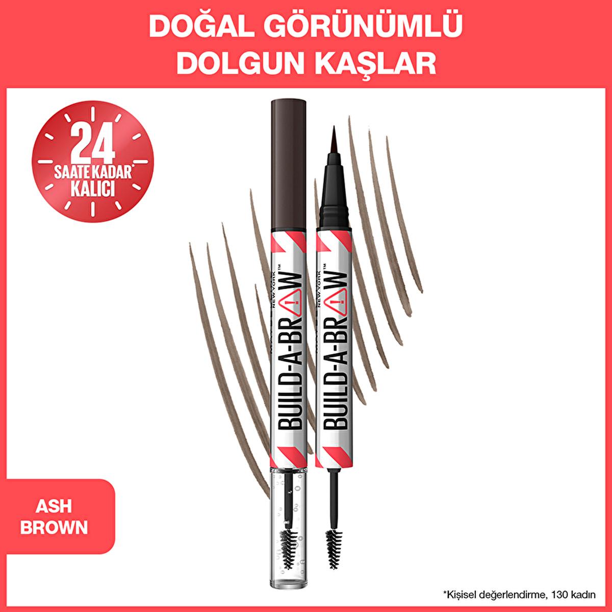 Maybelline New York Build a Brow 2-in-1 Eyebrow Pencil & Gel - Long Lasting, Smudge Proof, Precise Application by Beauty Care Bag