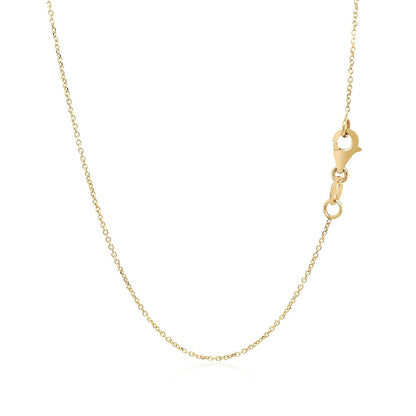 14k yellow gold interlocking rectangles necklace, 17 inch by Avera Group, view 3