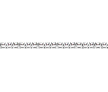 Lab Grown Round Diamond Tennis Bracelet in 14k White Gold (7 cctw F/G VS2/SI1) by Avera Group