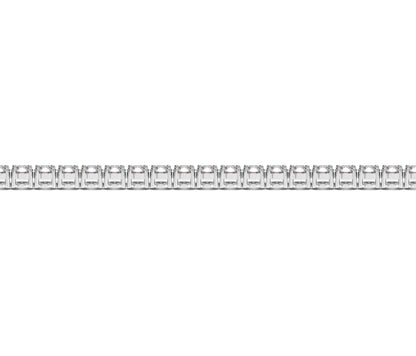 Lab Grown Round Diamond Tennis Bracelet in 14k White Gold (5 cctw F/G VS2/SI1) by Avera Group