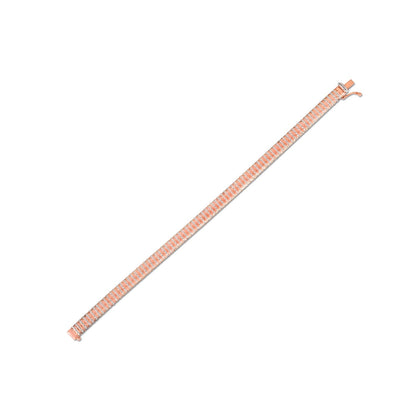 14k rose gold Diamante flex bracelet, Avera Group