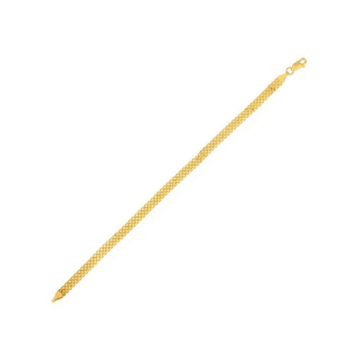 14k yellow gold Bismark bracelet 4.70mm by Avera Group