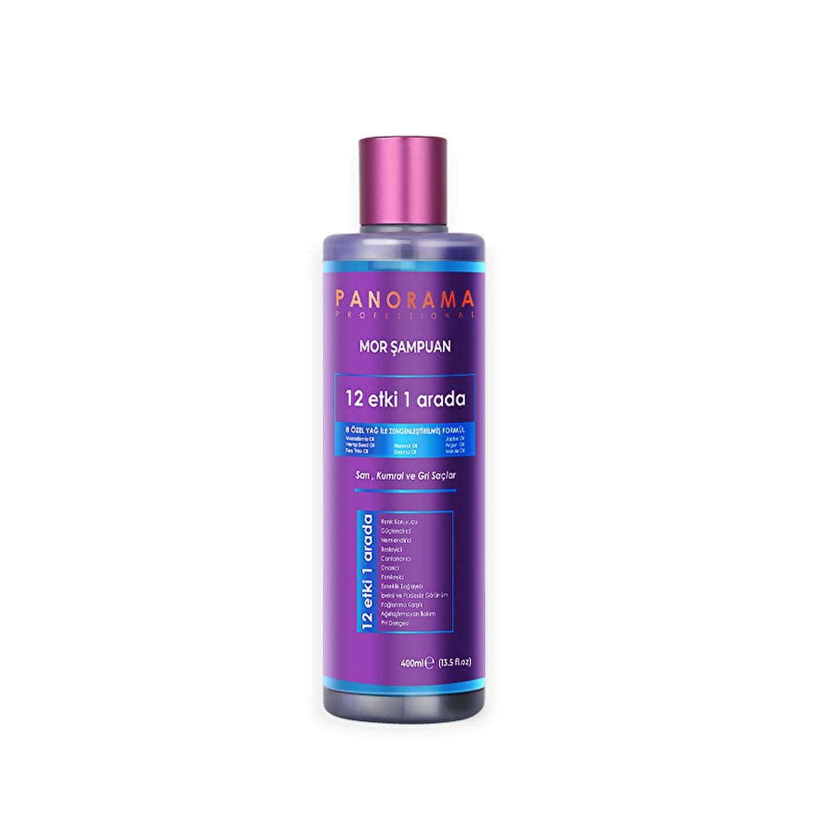 Panorama Professional purple shampoo for blonde, brunette and gray hair