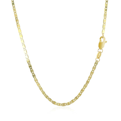 10k Yellow Gold Mariner Link Chain (1.70 mm), Avera Group, view 2