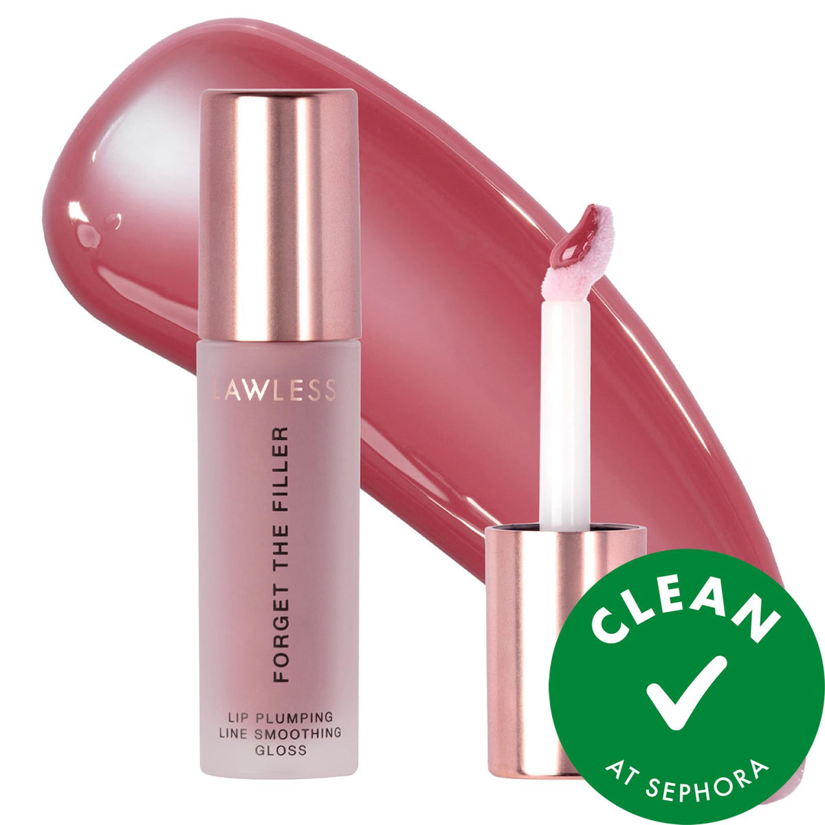 Forget The Filler Lip Plumper: Achieve Plumper, Hydrated Lips with Smoothing Gloss - Vegan & Cruelty-Free by Beauty Care Bag