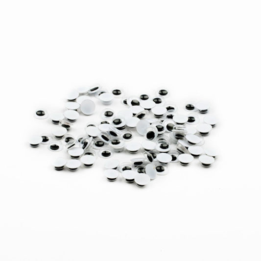 Lino Movable Eyes 7 mm Craft Eyes - for Dolls and Stuffed Animals, Craft Supplies by Beauty Care Bag