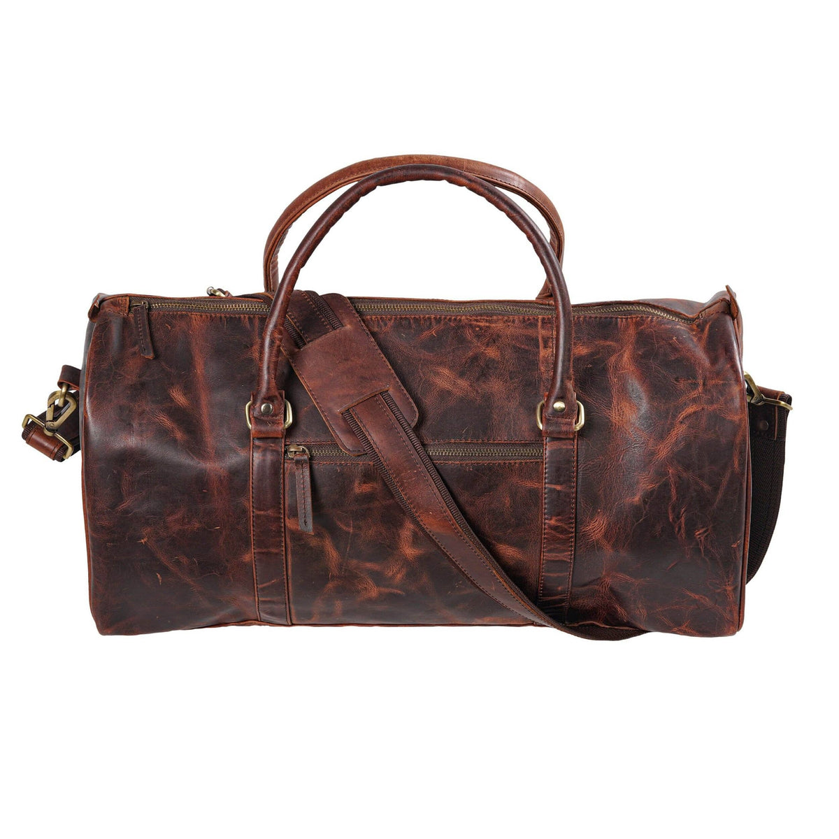 The Brooks Carry-On Duffle by Classy Leather Bags