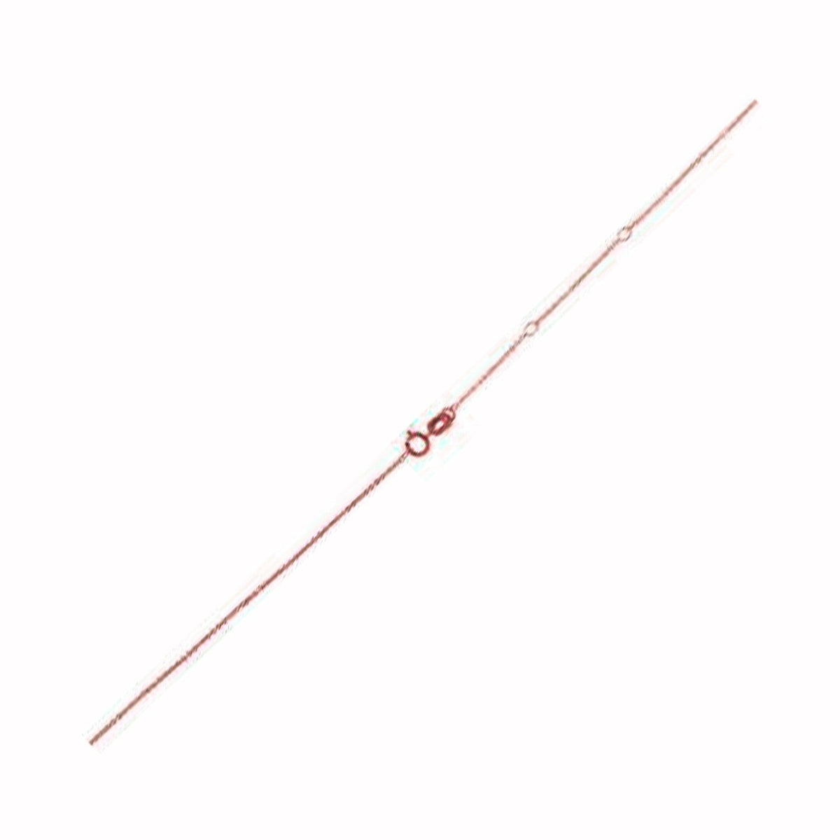 Adjustable Cable Chain in 14k Rose Gold (0.97 mm) by Avera Group