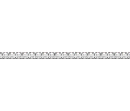 Lab Grown Round Diamond Tennis Bracelet in 14k White Gold (4 cctw F/G VS2/SI1) by Avera Group