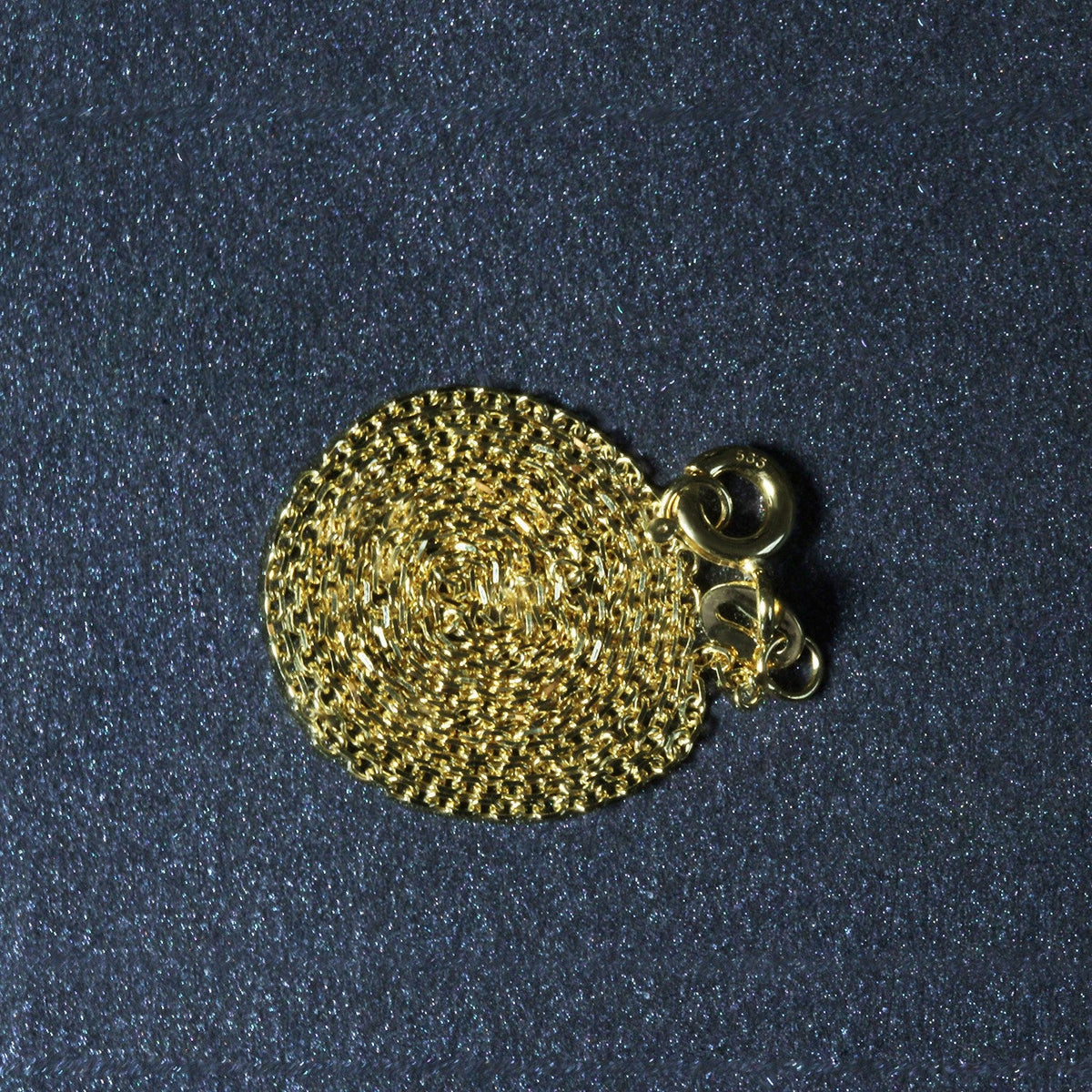 18k yellow gold diamond-cut cable link chain, 1.10mm by Avera Group, view 6