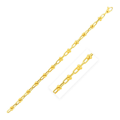 Jax Chain in 14k Yellow Gold (4.00 mm) by Avera Group