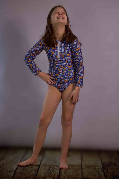 flowers swimsuit by Keep the Littles Wild