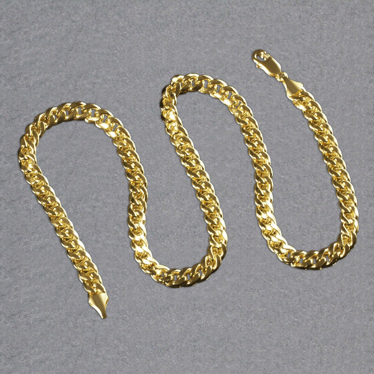 10k Yellow Gold Light Miami Cuban Chain (8.00 mm), Avera Group, view 6