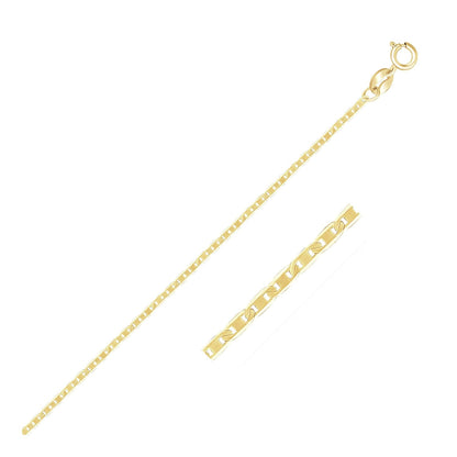 10k Yellow Gold Mariner Link Chain 1.2mm, Avera Group