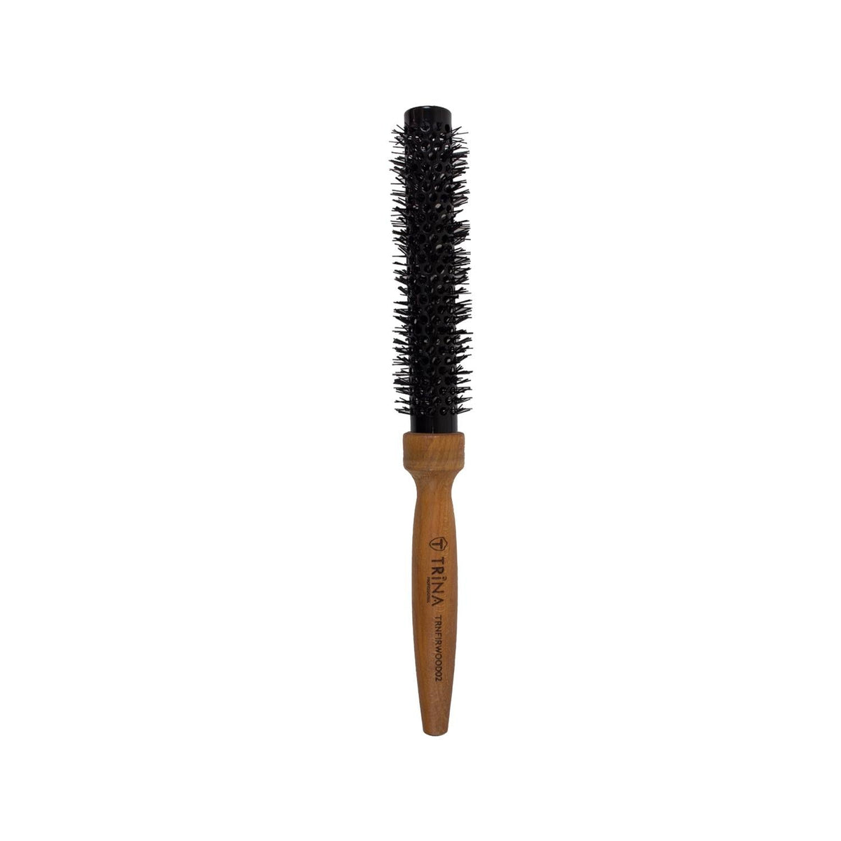 Trina Wooden Handle Hair Brush 25 mm - Gentle Detangling & Styling Tool by Beauty Care Bag