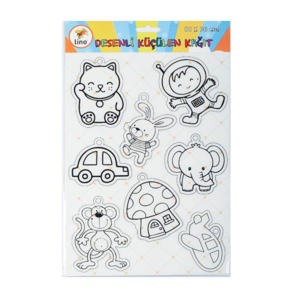 Lino Desenli Shrink Plastic Paper - Create DIY Accessories & Miniature Crafts - 21x30cm by Beauty Care Bag