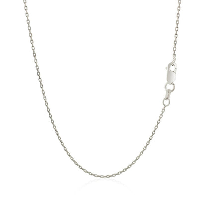 Sterling Silver Diamond Accented Dual Fancy Heart Pendant (.02 cttw) by Avera Group