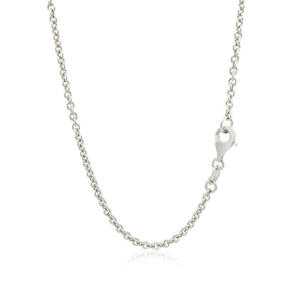 Sterling Silver Infinity Symbol Necklace by Avera Group