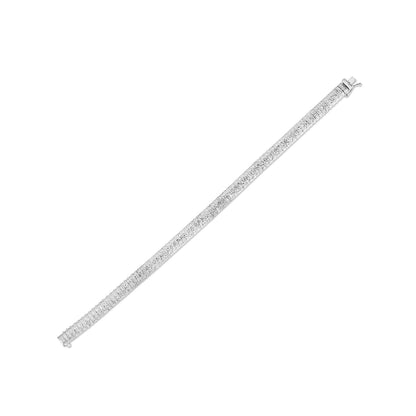 14k white gold Diamante Flex link bracelet, Avera Group