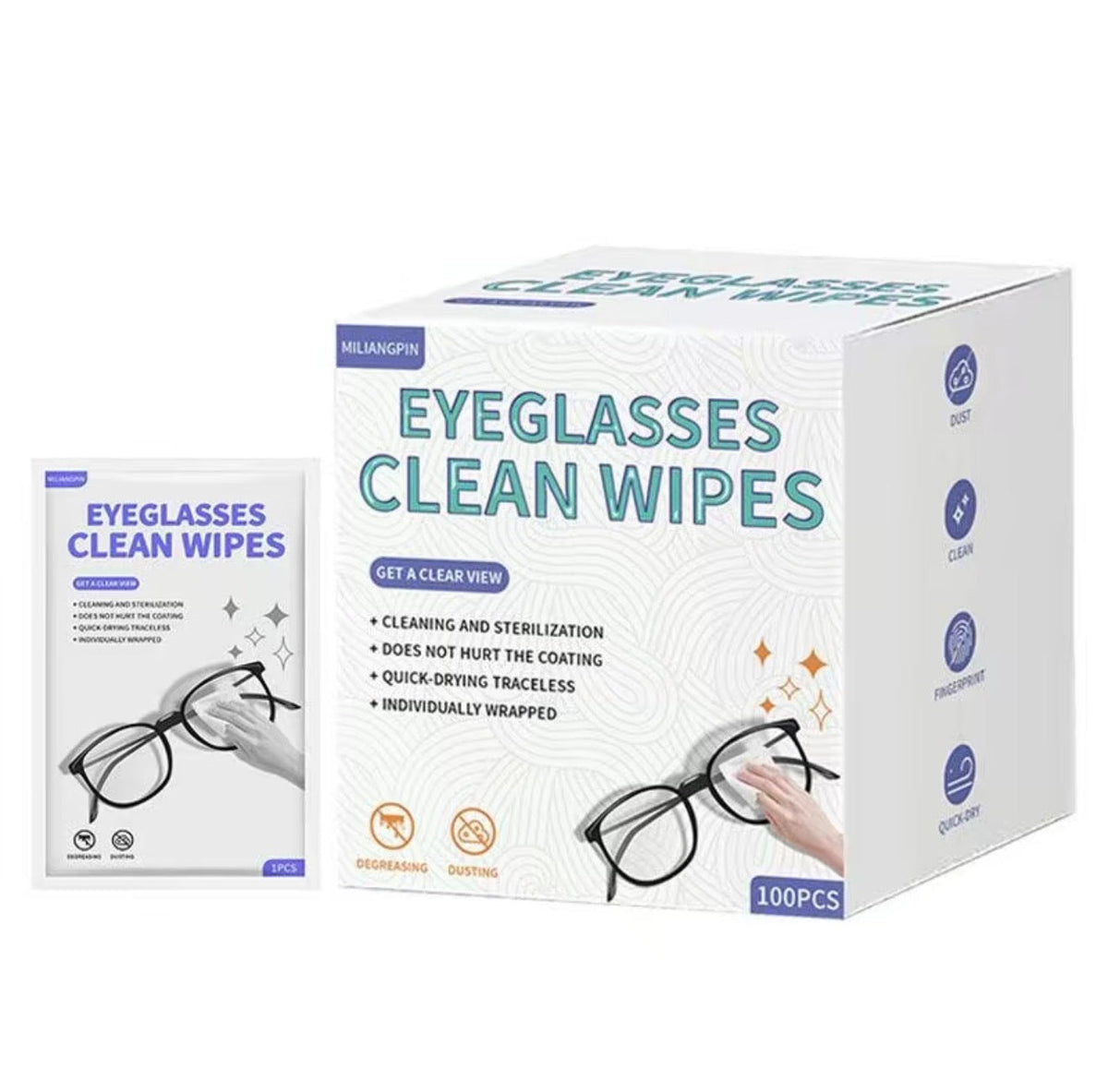 LensClean Wipes by V.I.P Digital Presence