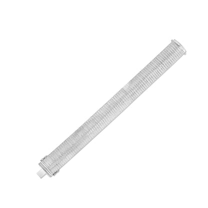 14k white gold Bold Diamante Flex link bracelet, Avera Group