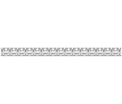 Lab Grown Round Diamond Tennis Bracelet in 14k White Gold (8 cctw F/G VS2/SI1) by Avera Group