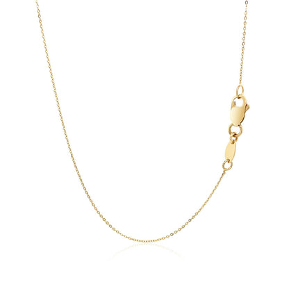 14k yellow gold thin diamond-cut bar necklace, 17 inch, Avera Group, view 3