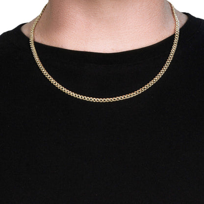 10k Yellow Gold Miami Cuban Semi Solid Chain (4.50 mm), Avera Group, view 3
