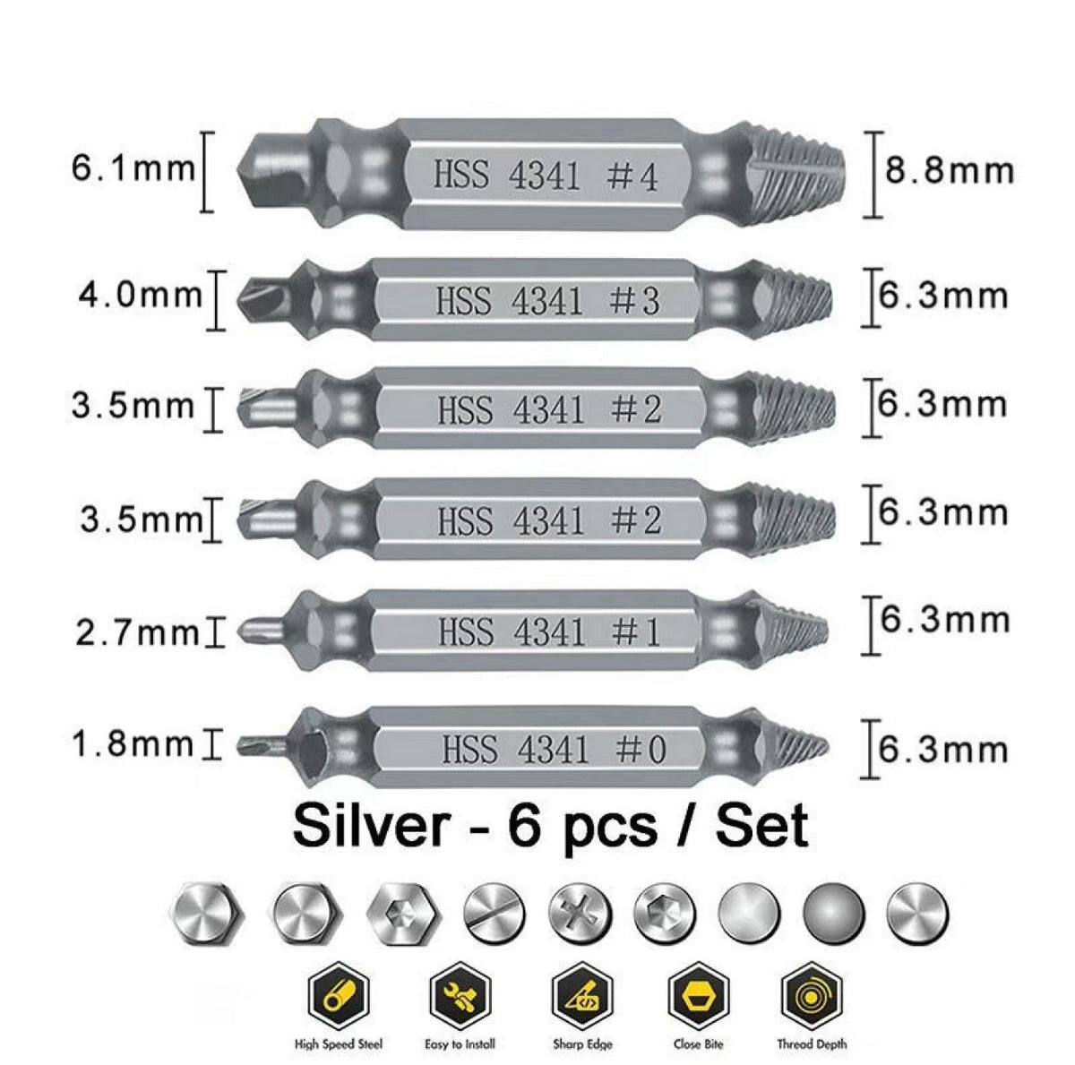 GripOut Screw Extractor Set by V.I.P Digital Presence