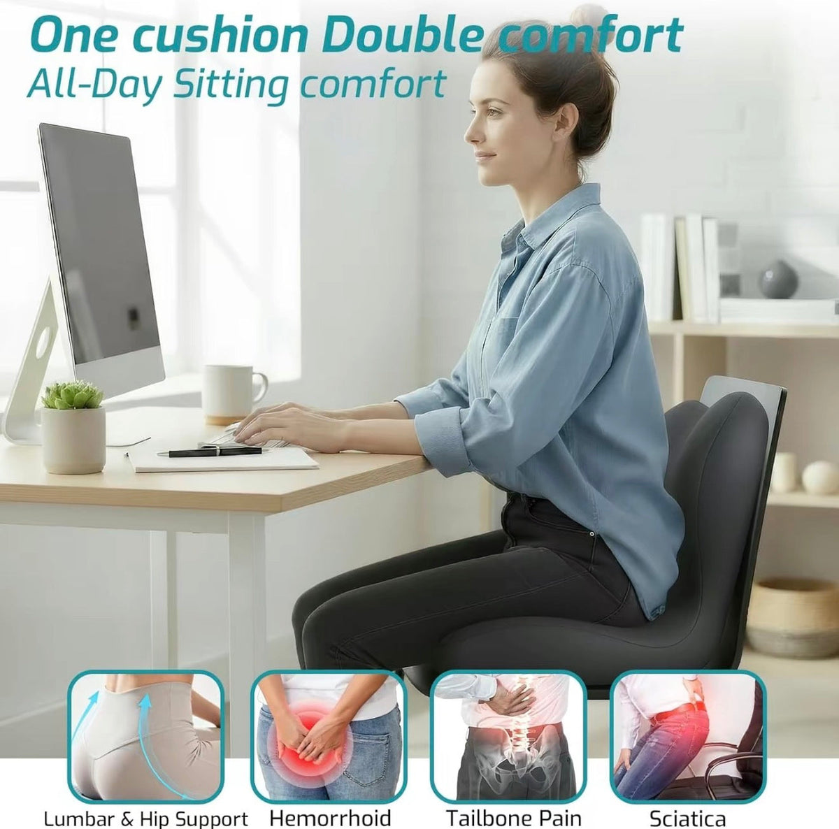 ComfortCore Seat Cushion by V.I.P Digital Presence