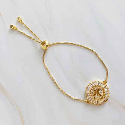 Mesmerized By The Cross Slide Bracelet by Fuchsia Hercules