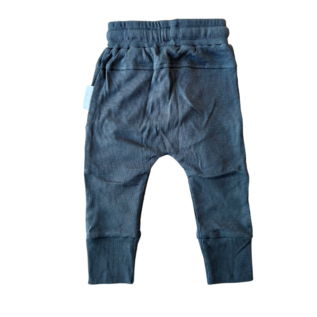 Ribbed bamboo joggers by Keep the Littles Wild
