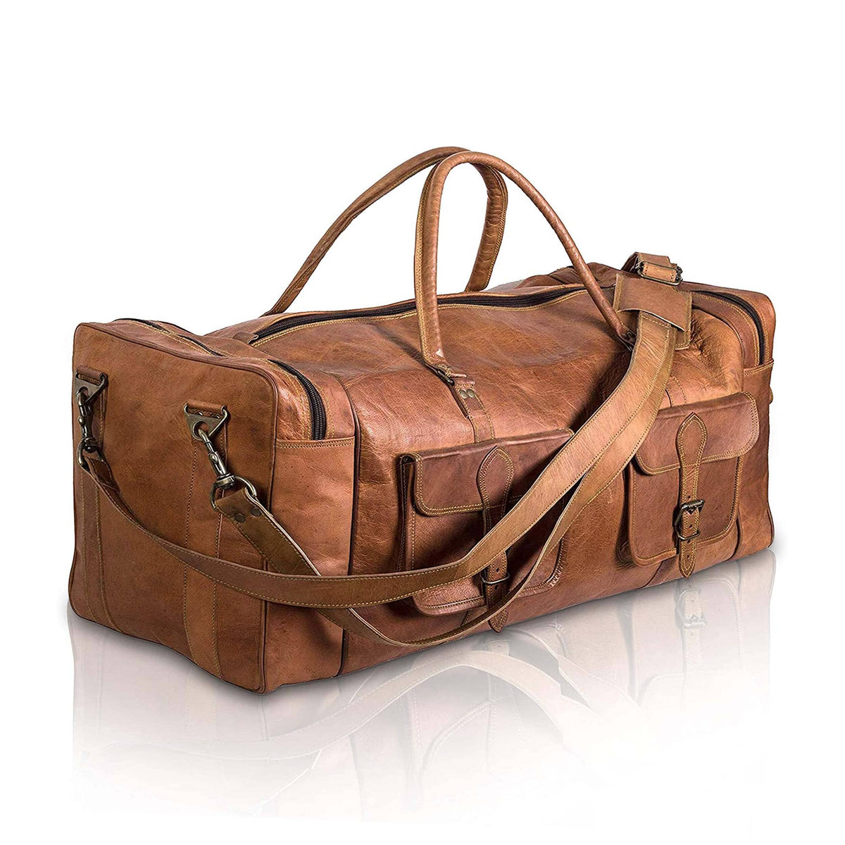 The Oversized Men's King by Classy Leather Bags