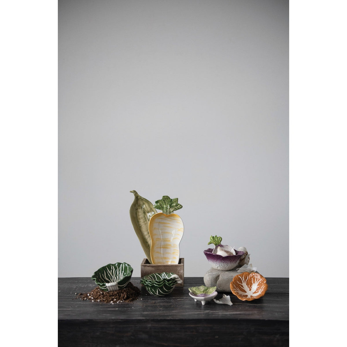 Green Cabbage Nesting Bowls | Set of 4 by Rust & Cinder