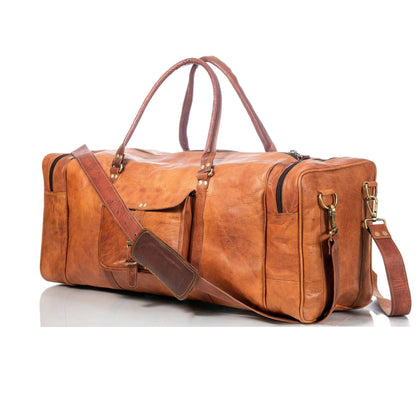 The Fletcher Duffel by Classy Leather Bags