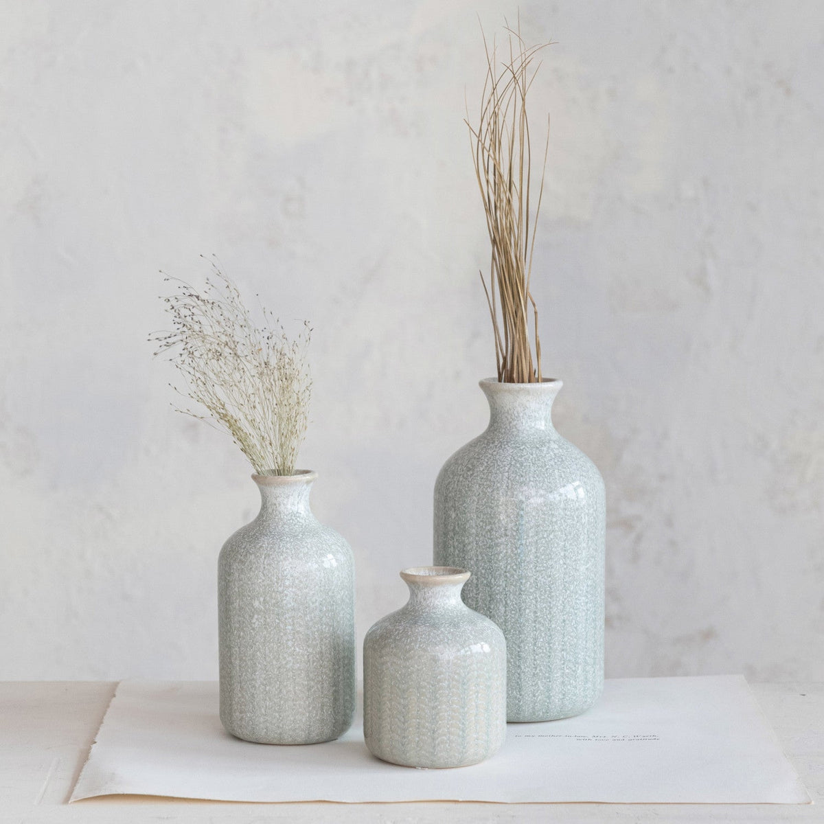 Reactive Glaze Ceramic Bud Vase by Rust & Cinder