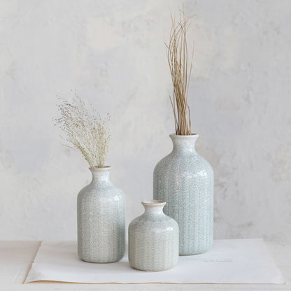 Reactive Glaze Ceramic Bud Vase by Rust & Cinder
