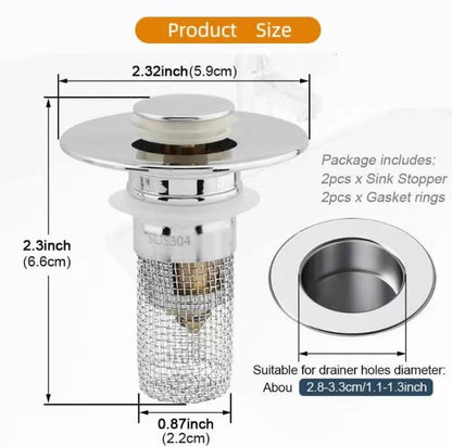 DrainGuard Sink Stopper by V.I.P Digital Presence