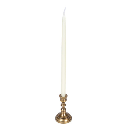 Antique Brass Mini Taper Candle Holder by Rust & Cinder