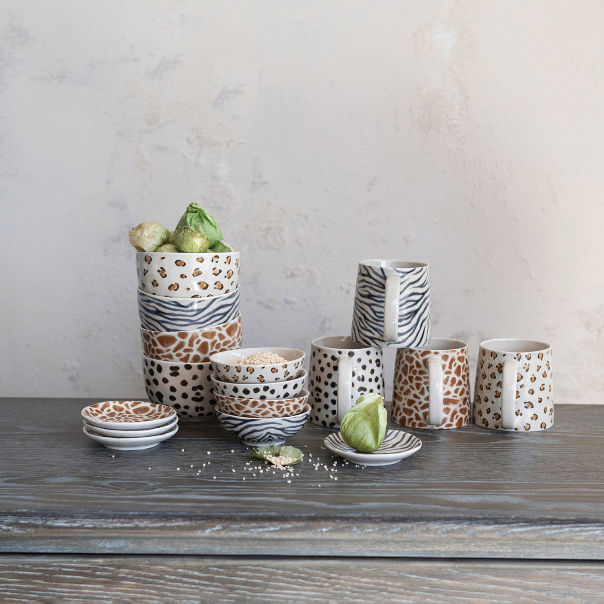 Animal Print Ceramic Coffee Mug | 4 Patterns by Rust & Cinder