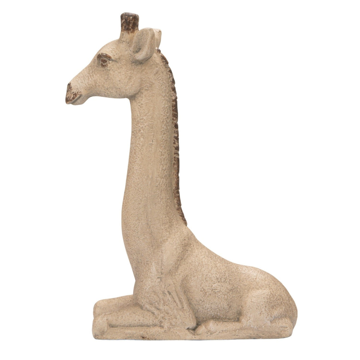 Distressed Giraffe Calf Sculpture by Rust & Cinder