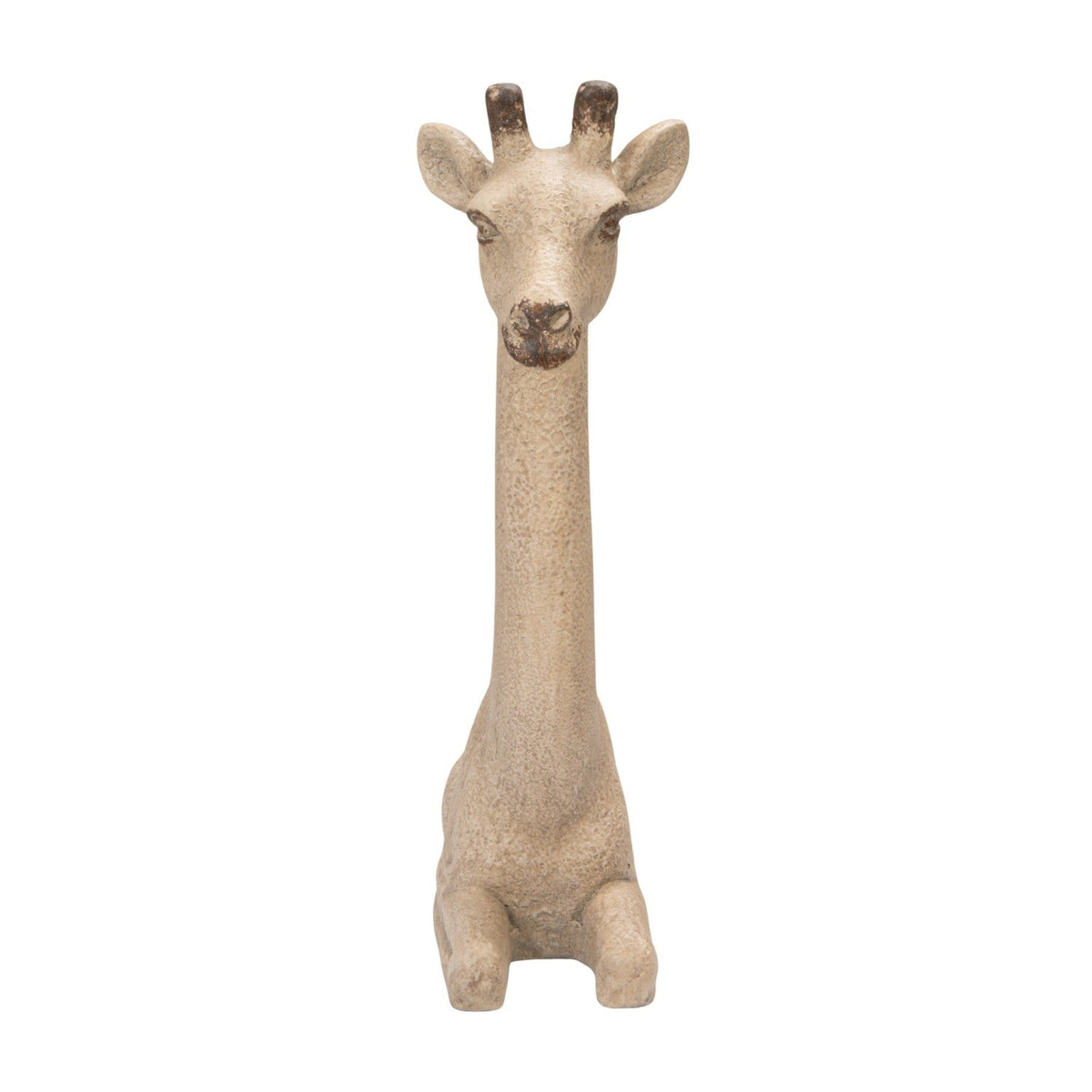 Distressed Giraffe Calf Sculpture by Rust & Cinder