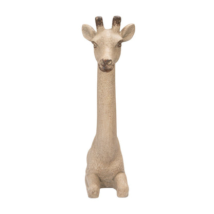 Distressed Giraffe Calf Sculpture by Rust & Cinder