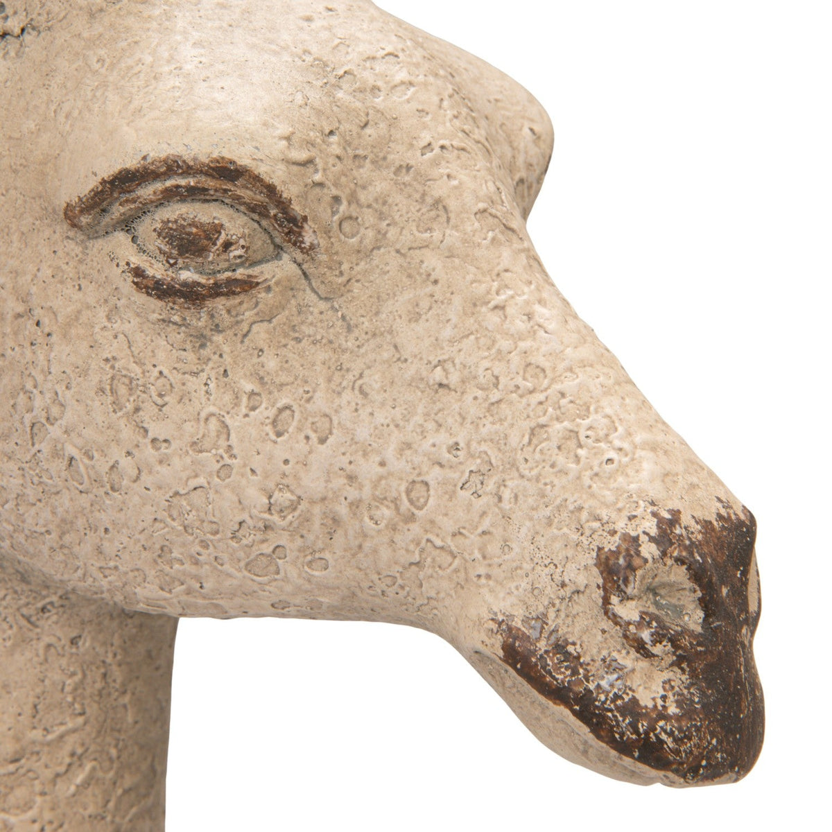 Distressed Giraffe Calf Sculpture by Rust & Cinder